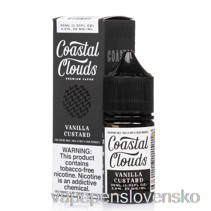 Vanilkový Puding - Pobrežné Soli - 30 Ml 35 Mg Vape Pero